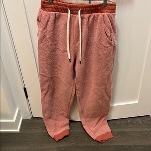 feat Cozy Fleece Lounge Pants - Dusty Rose